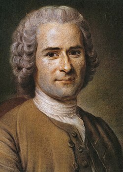 Portrett av Jean-Jacques Rousseau