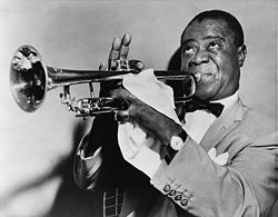 portrait of Louis Armstrong