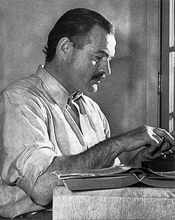 Portrett av Ernest Hemingway