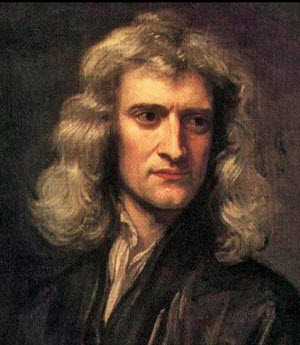 Isaac Newton's portrait