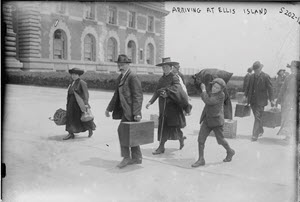 Europeiske emigranter ankommer, 1915